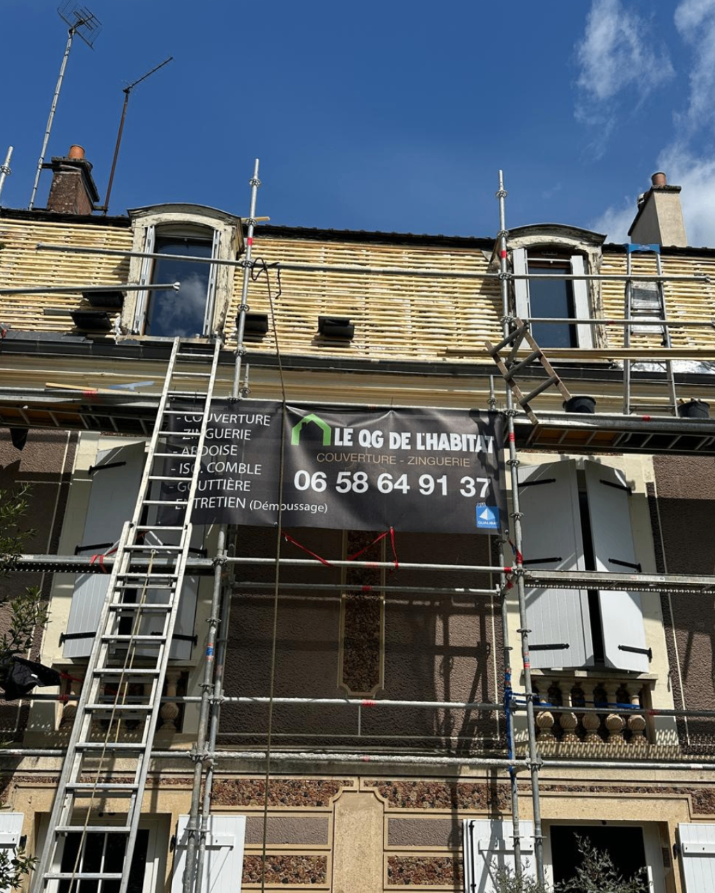 Zinguerie & Couverture — chantier réalisé par Le QG de l'Habitat