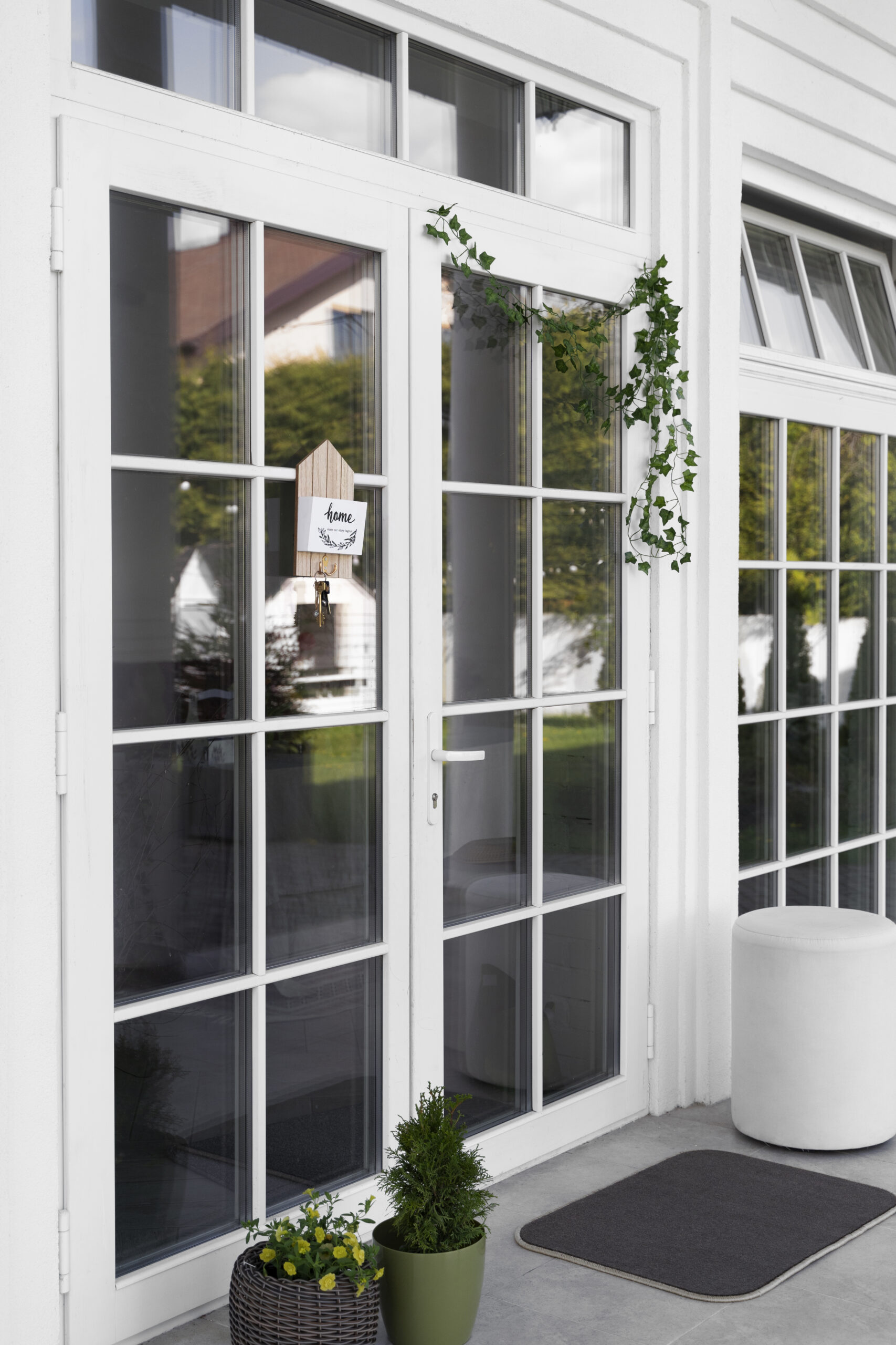 porte-d-entree-decoree-avec-plante